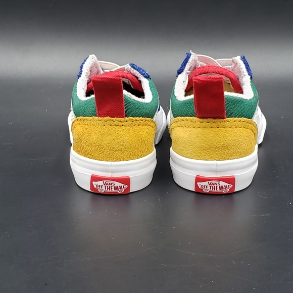 Vans Old Skool Color-Blocked Suede and Canvas Sneakers Toddlers Size 5 - Picture 7 of 10
